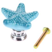 5 out of 5 stars. Pack Of 2 Nonbranded Starfish Ceramic Drawer Pulls Handles For Nursery Dresser Cupboard Wardrobe Cabinet Kitchen Beach Ocean Theme Knobs White Tools Home Improvement Cabinet Hardware Ourvagabondstories Com