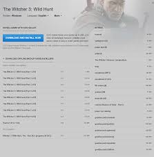 The game of the year edition includes the full game and two dlc expansions to enhance your the witcher 3: Does Gog Still Have Any Batch Download Functionality For The Game Installers And The Extras Witcher 3 For Instance Has Around 30 Individual Files Gog