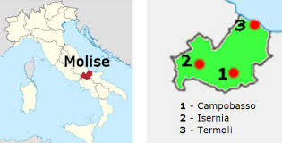 They are predominantly in hilly locations up to 600 meters. Molise