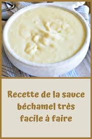 Recette De La Sauce Bechamel Tres Facile A Faire Sauce Bechamel Recette Recette Avec Bechamel