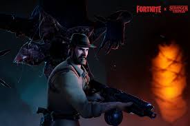 Evantube in the item shop! Stranger Things Fortnite Crossover Brings David Harbour S Chief Hopper Ew Com