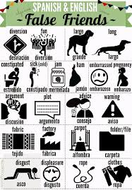 False Friends English Vs Spanish Spen Languages Forum Spanish English Cognates Learning Spanish