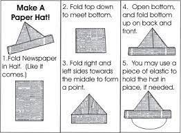 Maybe you would like to learn more about one of these? How To Make A Paper Hat Paper Hat Newspaper Hat Newspaper Crafts