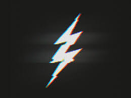 Use an animated gradient to affect the alpha to make the base bolt appear (you use a gradient to only reveal a certain part of the bolt over a few frames). Lightning Glitch Glitch Art Glitch Gif Motion Graphics Inspiration
