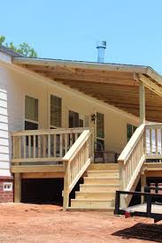 082 2 Bearbeitet Bearbeitet Landscapingfrontyardmobilehome Mobile Home Porch Porch Design Home Porch