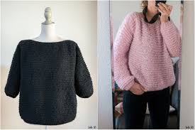 Modèle réalisé par la fabrique de lola toutes les explications ici lola s'est inspirée de ce pull pour réaliser le sien. Epingle Sur Tricots