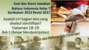 Kunci jawaban tematik tema 5 kelas 5. Soal Kunci Jawaban Bahasa Indonesia Kelas 7 Menelaah Struktur Dan Bahasa Teks Deskripsi 18 19 Youtube