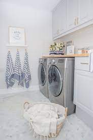 Laundry Room Project Reveal Krystin Lee White Laundry Rooms Laundry Room Tile Laundry Room Layouts