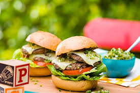 Place foil on grill, and coat with cooking spray. 29 Best Burger Recipes Olivemagazine