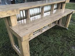 The Mushroom Mini Kitchen 8 Two Level Wood And Etsy Outdoor Patio Bar Rustic Outdoor Kitchens Patio Bar