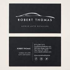 This business card template from envato elements has plenty of room for details. Auto Detailing Repair On Black Paper Business Card Zazzle Com In 2021 Car Detailing Card Mechanic Graphic Design Business Card