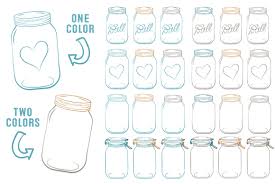 Find high quality mason jar clipart free, all png clipart images with transparent backgroud can be download for free! Vector Mason Jars Clipart In Vintage Blue By Amanda Ilkov Thehungryjpeg Com