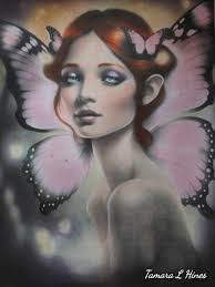 Try to made realistic butterfly with charcoal pencil