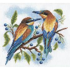 Ship tranquility counted cross stitch pattern by ronnie rowe designs. Buy Bright Birds Panna 7 79