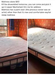 Sleep soundly with a quality mattress from sears. Someone S Trying To Sell A Mattress Which Has Now Had Two Previous Owners With A Big Ol Stain On It 80 Isn T Bad For A Mattress But Pass Delusionalcraigslist