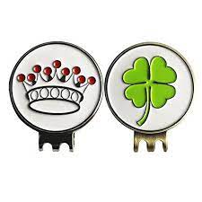 Beautiful Clover Crown Golf Ball Markers With Magnetic Hat Clips By Pinmei Learn More By Visiting The Image Link Ball Markers Golf Ball Markers Hat Clips
