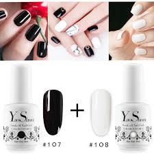 We offer a large variety from the best brands including cnd, opi and artistic nail design. Y S Brand 8ml Gel Nail Polish Manicure Nail Art Uv Led Gel Polish 2 Pcs Nail Salon Set Black White 1 Buy Online In Gibraltar At Gibraltar Desertcart Com Productid 55412780