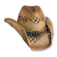 Amazon Com Scala Faux Leather Trimmed Raffia Western Clothing Justin Boots Womens Cowboy Hats Cowgirl Hats