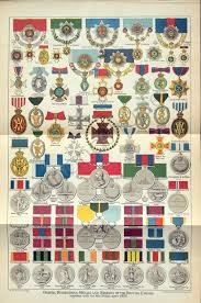 Antique Print Of British Medals Orders Decorations
