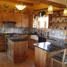 These formats include a glossy tile, a matte 8x8 square, and an 8x8 deco tile that exudes a handcrafted. Santa Fe Style Kitchen Ideas Houzz