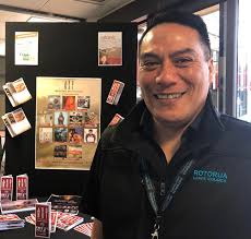 Ngā mihi ki a James Gillette, who put up this Aronui Indigenous Arts  Festival display at Rotorua Lakes Council.🙏🏽 James says he's looking  forward to September and the events coming up as