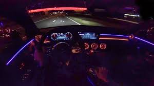 2019 Mercedes Benz A Class Ambient Lighting Pov Night Drive By Autotopnl Youtube