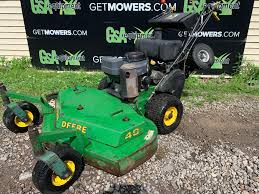 Ratings, based on 64 reviews. 48in John Deere Commercial Walk Behind Belt Drive Mower 15hp Kawasaki Gsa Equipment New Used Lawn Mowers And Mower Repair Service Canton Akron Wadsworth Ohio
