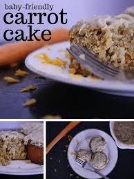 Pour the batter into the prepared pan; Baby Friendly Carrot Cake Bethany King