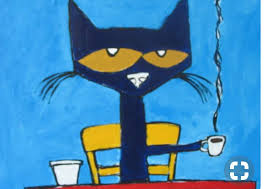 /r/painting is a place for painters of reddit to share their work with fellow artists. Pete The Cat Drinking Coffee Painted Rock Idea Cat Painting Cat Artwork Cat Art