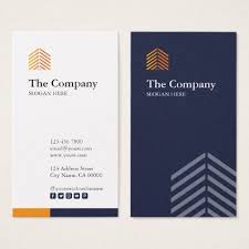 Constructor Architect Social Vertical Businesscard Business Card Zazzle Com In 2020 Business Cards Simple Name Card Design Visiting Card Design