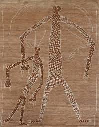 Pictorial And Folklife Rugs Gallery Aboriginal Art Design Rug Hand Knotted In Nepal Size 6 Feet 1 Inch Es X 8 Indoor Area Rugs Area Rugs Tribal Geometric