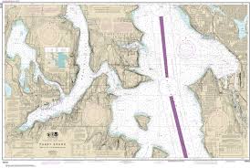 18449 Puget Sound Seattle To Bremerton Nautical Chart