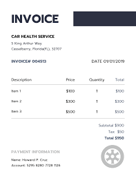 12 invoice templates for your business venngage