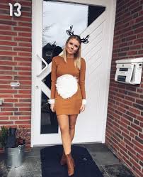 Reh Kostum Selber Machen Diy Ideen Anleitung Maskerix De Kostum Reh Damen Karneval Kostum Damen Kostume Damen