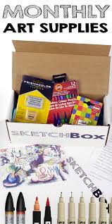 Sketchbox Launch Win A Lifetime Subscription Art Box Subscription Sketch Box Art Supplies