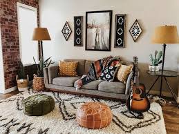 34 The Best Rustic Bohemian Living Room Decor Ideas Homyhomee In 2020 Bohemian Living Room Decor Grey Couch Living Room Living Room Designs