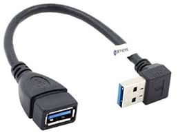 Shop.alwaysreview.com has been visited by 1m+ users in the past month Usb Right Angle 90 Degree Extension Cable 3 0 Male To Female Adapter Length 6 Inches