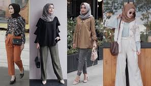 Oleh karena itu kenali teori baju kerja. 9 Style Hijab Casual Buat Ke Kantor Paling Trendy