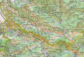 .the itinerary followed by all of our trips visiting the cévennes. Die Cevennen Radtour Uber Den Corniche De Cevennes