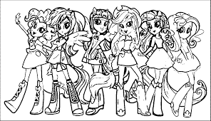 Maybe you would like to learn more about one of these? My Little Pony Human Coloring Pages Coloring Home