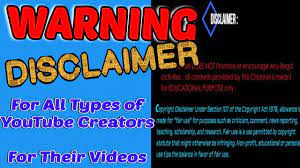 And writing a description with keywords can help viewers find your videos more easily through search. Disclaimer For Youtube Videos Template Copyright Disclaimer No Copyright Video Template Youtube