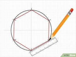 3 Ways To Draw A Hexagon Wikihow Draw A Hexagon Hexagon Quilt Hexagon Quilt Pattern