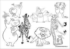 The madagascar penguins are like no other. Printable Madagascar Animals Coloring Page For Adult Coloringbay