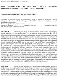 All papers will be refereed. Malaysian Journal Of Science