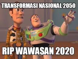 Transformasi nasional 2050 yil (tn50.), milliy transformatsiya 2050); Meme Creator Funny Transformasi Nasional 2050 Rip Wawasan 2020 Meme Generator At Memecreator Org