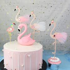See more ideas about valentine cake, valentines day cakes, cake decorating. Pink Flamingo Cake Topper Decor For Wedding Party Supplies Diy Home Cupcake Decor Valentine S Birthday Party Gift Buy At The Price Of 3 56 In Aliexpress Com Imall Com
