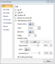 Creating a table is a great and easy way to enrich your powerpoint presentation. Use Transparency Gradients
