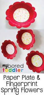 Check spelling or type a new query. Paper Plate Fingerprint Flower Craft Spring Crafts For Kids Easy Toddler Crafts Toddler Crafts