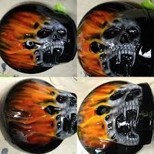 Harley Davidson 103 Cubic Inch Air Cleaner With 3d Skull Flame Theme Www Brockblackdesigns Com Harley Davidson Biker Style Harley Davidson Motorcycles
