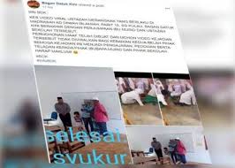 Tinggi 170, 50 kg, dan 36b. Tak Terima Anak Disetrap Orangtua Murid Suruh Ustazah Merangkak
